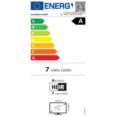 Verbatim Portable 14 FHD Touch Monitor – bærbar berøringsskærm